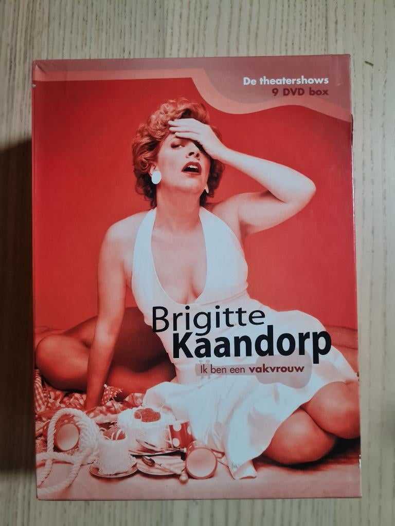Brigitte kaandorp Dvd-box compleet, Alle leeftijden, Ophalen of Verzenden, Zo goed als nieuw, Stand-up of Theatershow