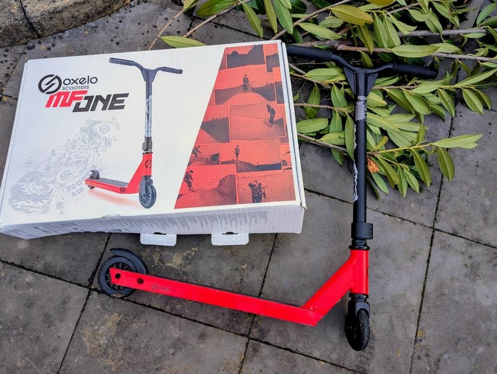Oxelo MF One Stuntstep Rood, Fietsen en Brommers, Steps, Gebruikt, Gewone step, Ophalen