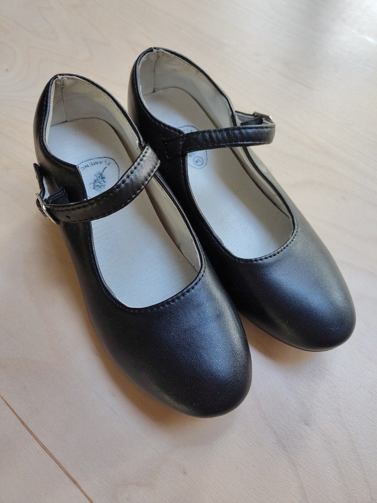 Zwarte Flamenco dansschoenen - Maat 34, Kinderen en Baby's, Gebruikt, Jongen of Meisje, Schoenen, Ophalen of Verzenden