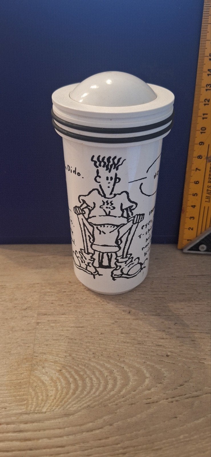 Fido Dido drinkbeker uit 1985 (231025), Verzamelen, Gebruiksvoorwerp, ., Ophalen of Verzenden, Zo goed als nieuw
