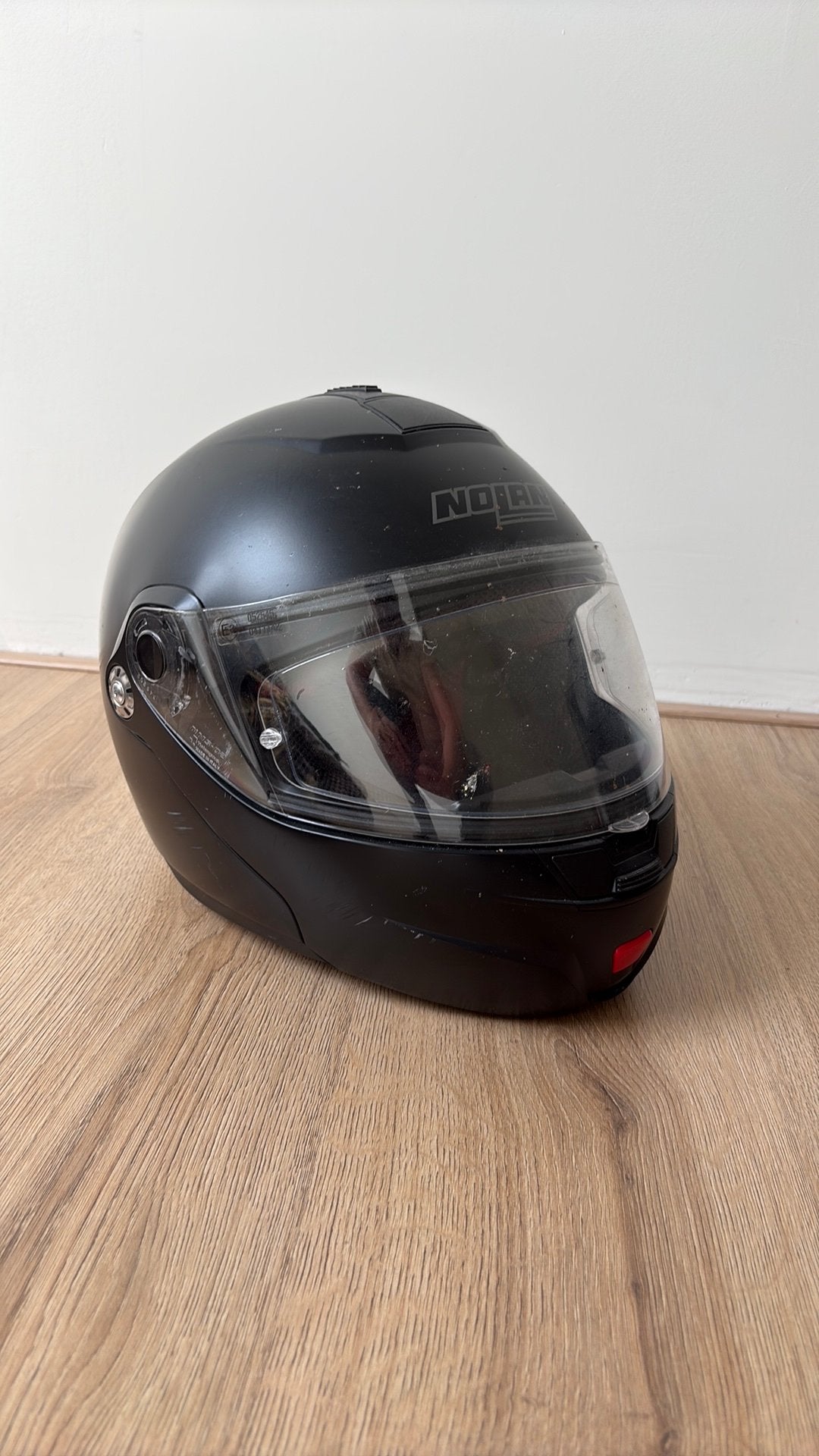 Nolan N91 maat M, Motoren, Kleding | Motorhelmen, Ophalen of Verzenden, Tweedehands, Systeemhelm, Nolan