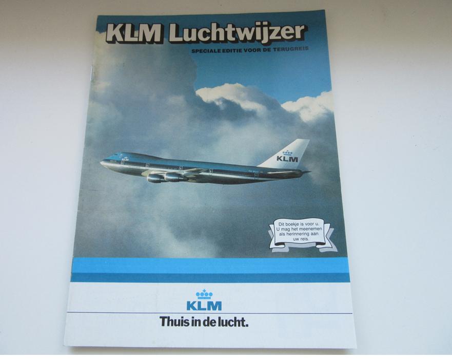 KLM luchtwijzer - speciale editie voor de terugreis, Verzenden, Gebruikt, Overige typen