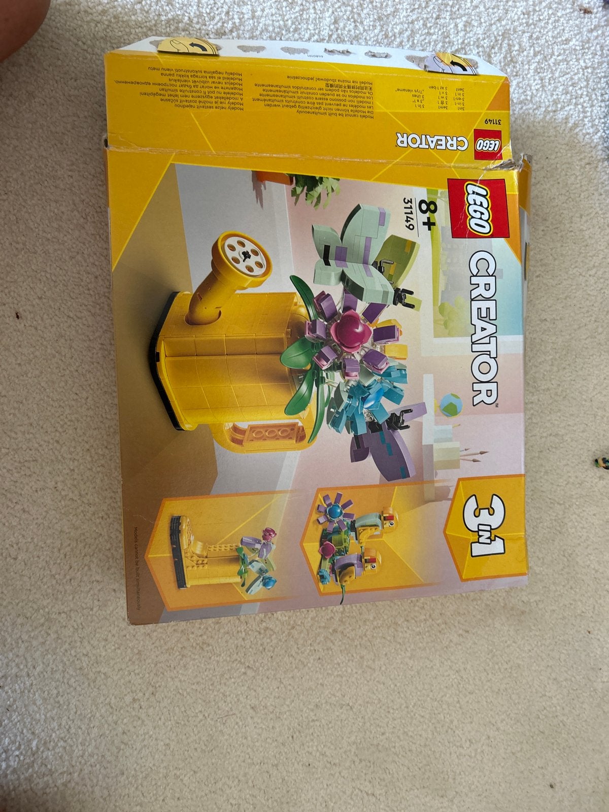 LEGO Creator 3in1 Gieter met Bloemen (31149), Ophalen of Verzenden, Zo goed als nieuw, Overige merken