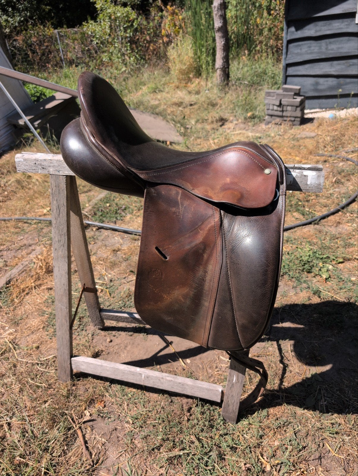 ontzettend fijn dressuurzadel Daaleman, 17.5 inch, Ophalen, L (17.5 inch), Dressuur, Zo goed als nieuw