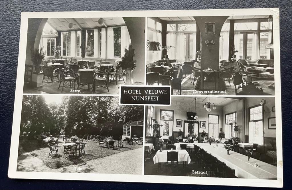 ansichtkaart van Nunspeet ; Hotel Veluwe., Verzenden, 1960 tot 1980, Gelderland