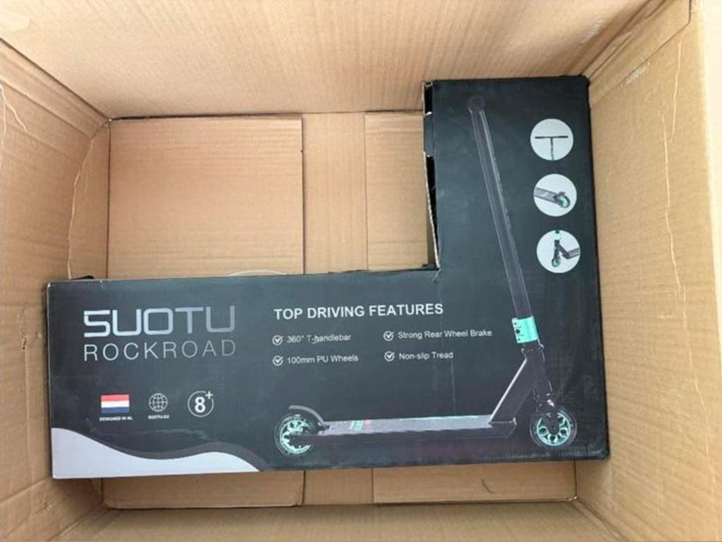 Nieuwe Suotu Stuntstep Groen - Max. Stuurhoogte 78cm, Fietsen en Brommers, Steps, Ophalen of Verzenden, Nieuw, Overige typen, Suotu