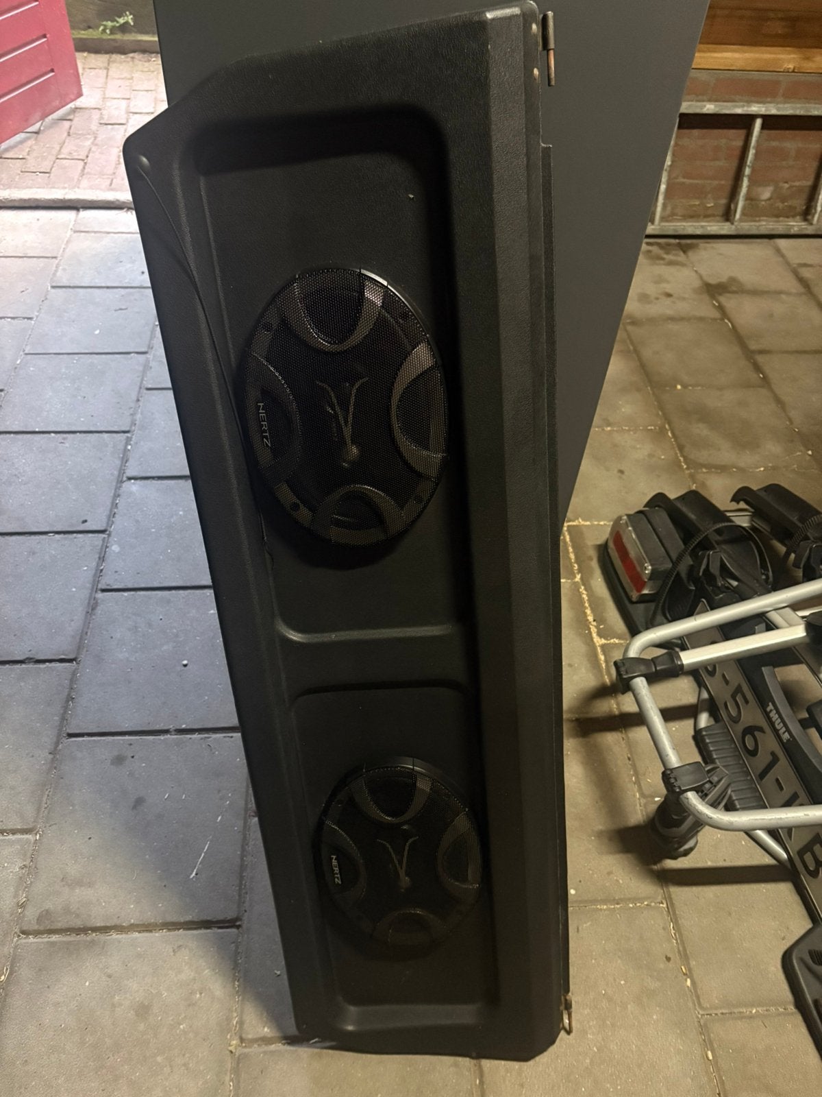 Fiat Panda hoedenplank met 2 speakers 300 W, Auto-onderdelen, Ophalen, Fiat