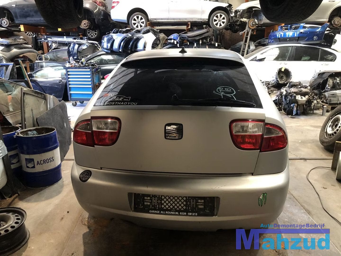 2004 SEAT LEON 1.6 16V DEMONTAGE SLOOP DONORAUTO ONDERDELEN, Gebruikt, Autovia A-2, Km 585 585
08760  Martorell, ES, Ophalen of Verzenden