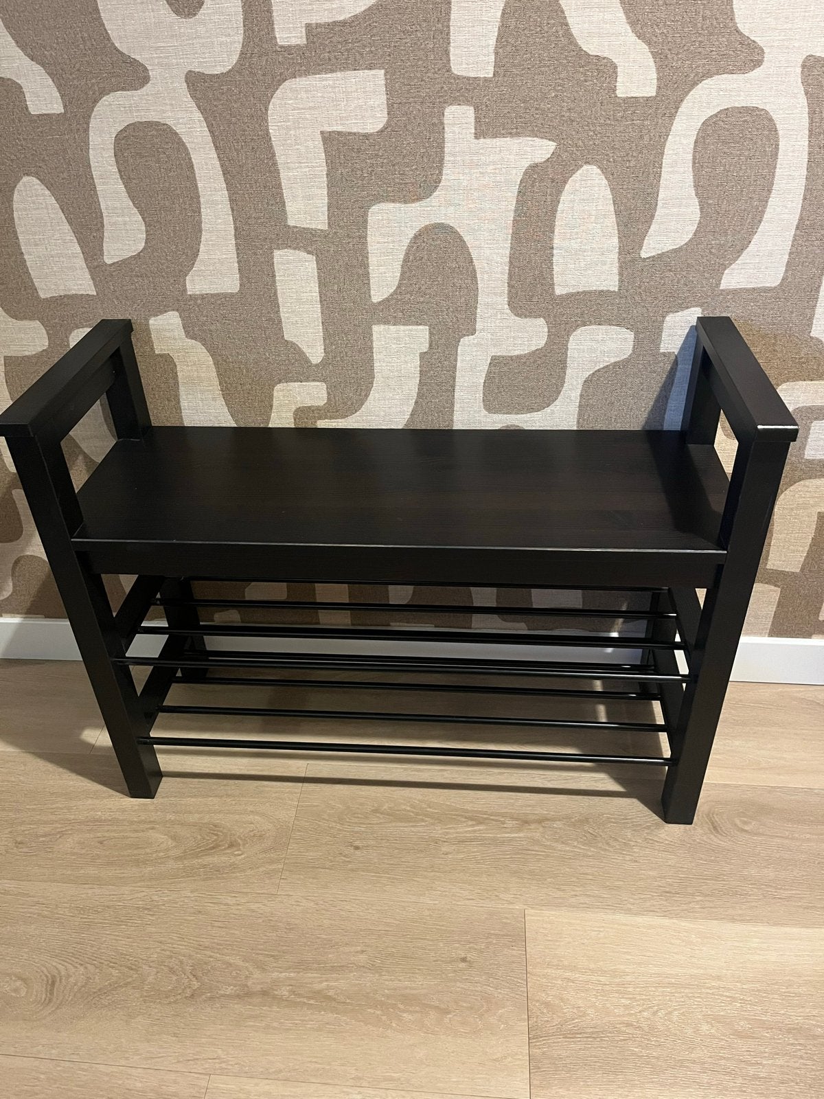 IKEA Hemnes bankje met schoenenrek - Als nieuw, 1 of 2 stuks, Ophalen, Zo goed als nieuw