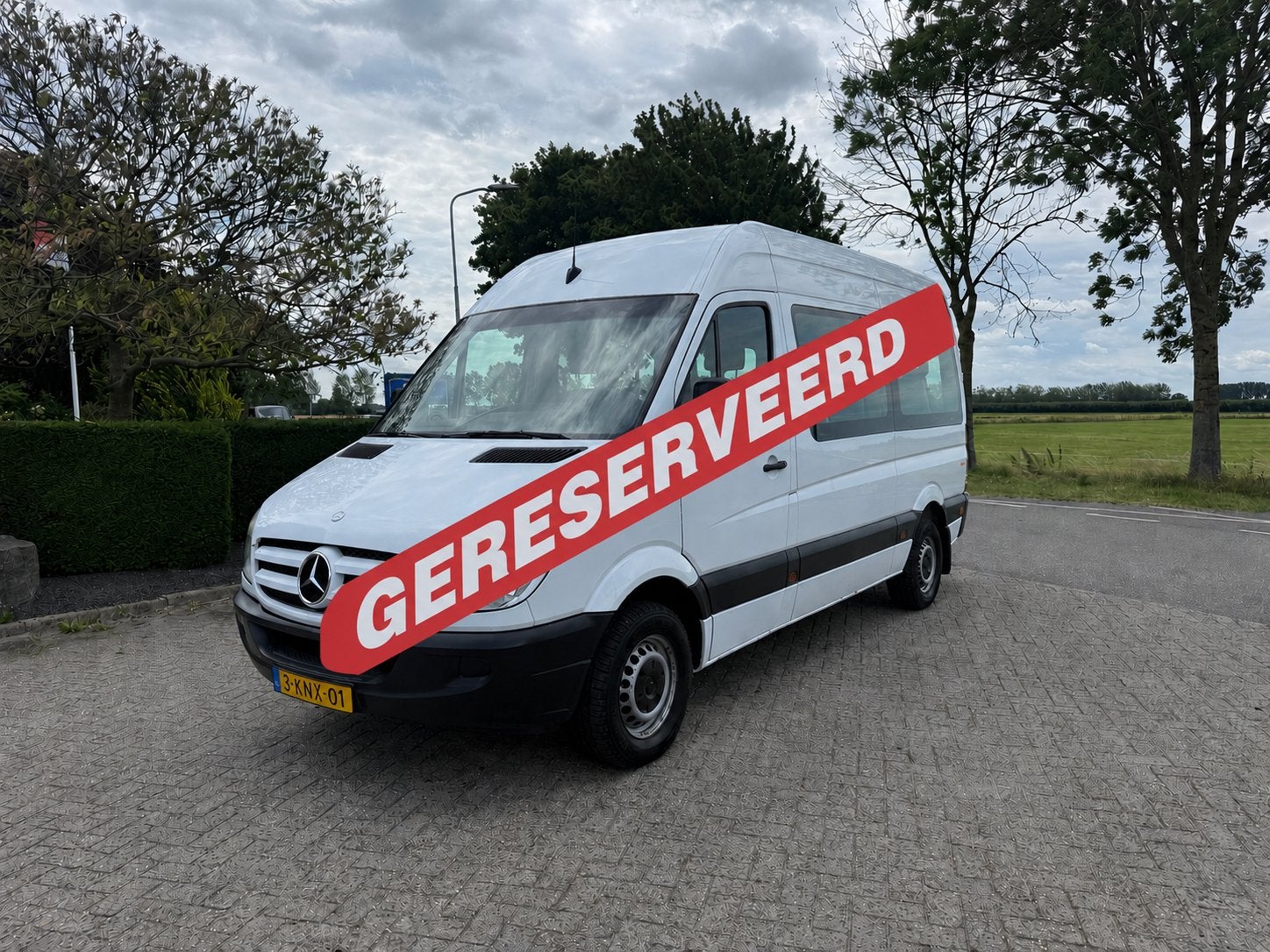 Mercedes-Benz Sprinter 313 2.2 CDI 2008 MARGE! ROLSTOELBUS, Auto's, Mercedes-Benz, Zwart, 4 cilinders, 129 pk, Electronic Stability Program (ESP)