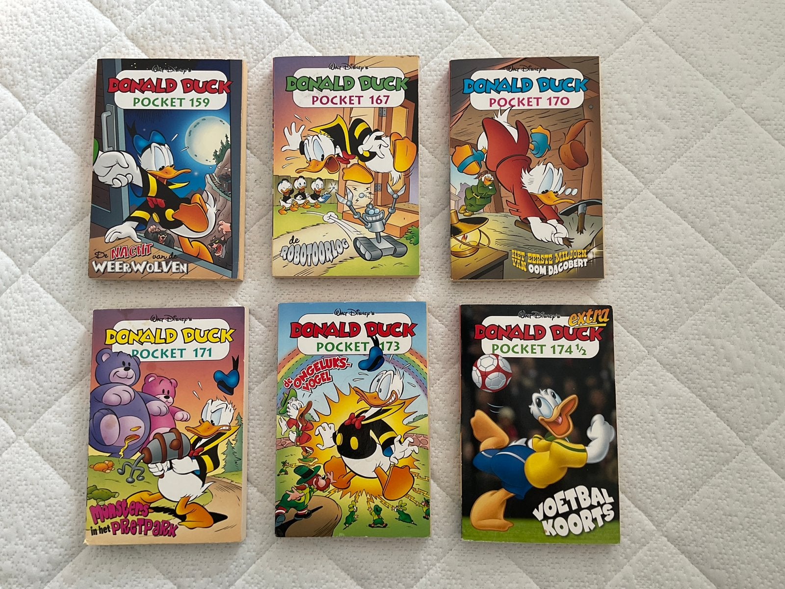 Donald Duck Pockets - set van 6 pockets, Boeken, Meerdere stripboeken, Ophalen of Verzenden, Gelezen