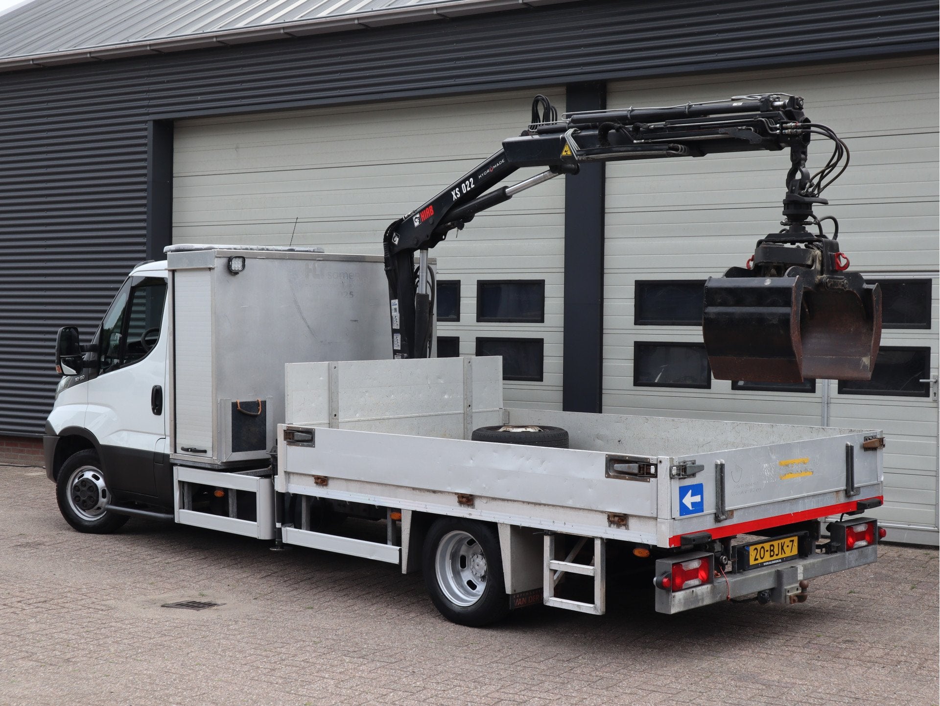 Iveco Daily 50C15 3.0 Euro 6 - HIAB kraan - 2 x PTO - NIDO -, Auto's, Stof, Gebruikt, Euro 6, 4 cilinders