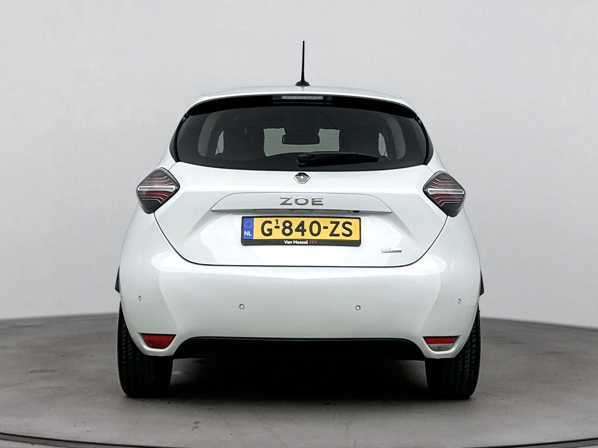 Renault ZOE R135 Intens Business 52 kWh 136PK | incl Koopacc, 136 pk, Gebruikt, Automatische klimaatregeling, Wit