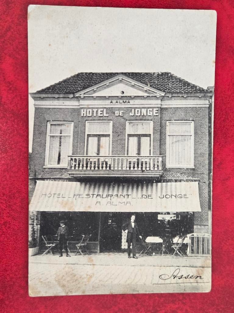 Assen Hotel de Jonge, Verzamelen, Ophalen of Verzenden, Drenthe