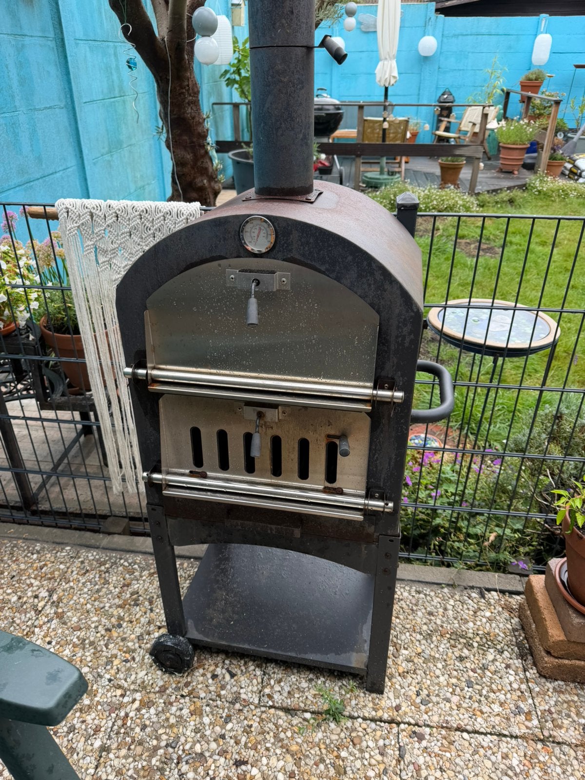 Pizza oven hout gestookt, Ophalen, Gebruikt
