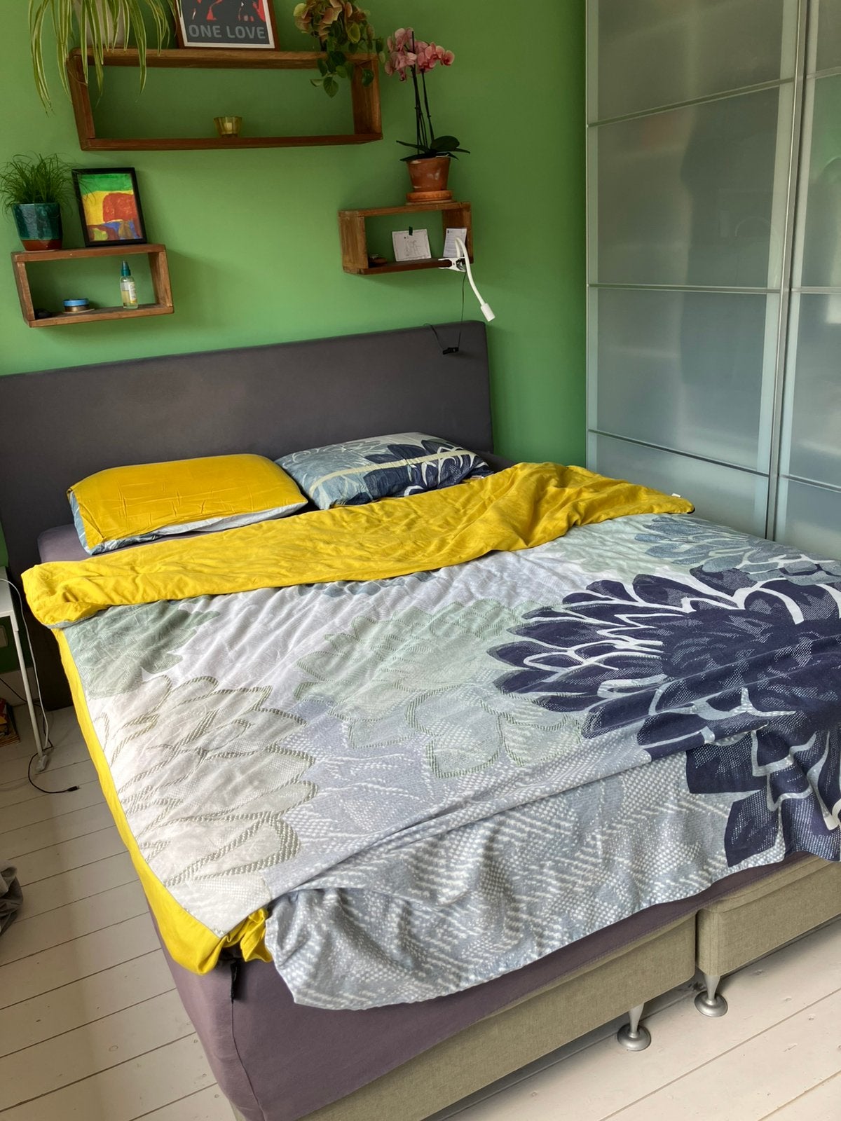 Gratis: elektrische boxspring Swiss Sense 12 jaar oud, Ophalen, Gebruikt, Bruin, 210 cm