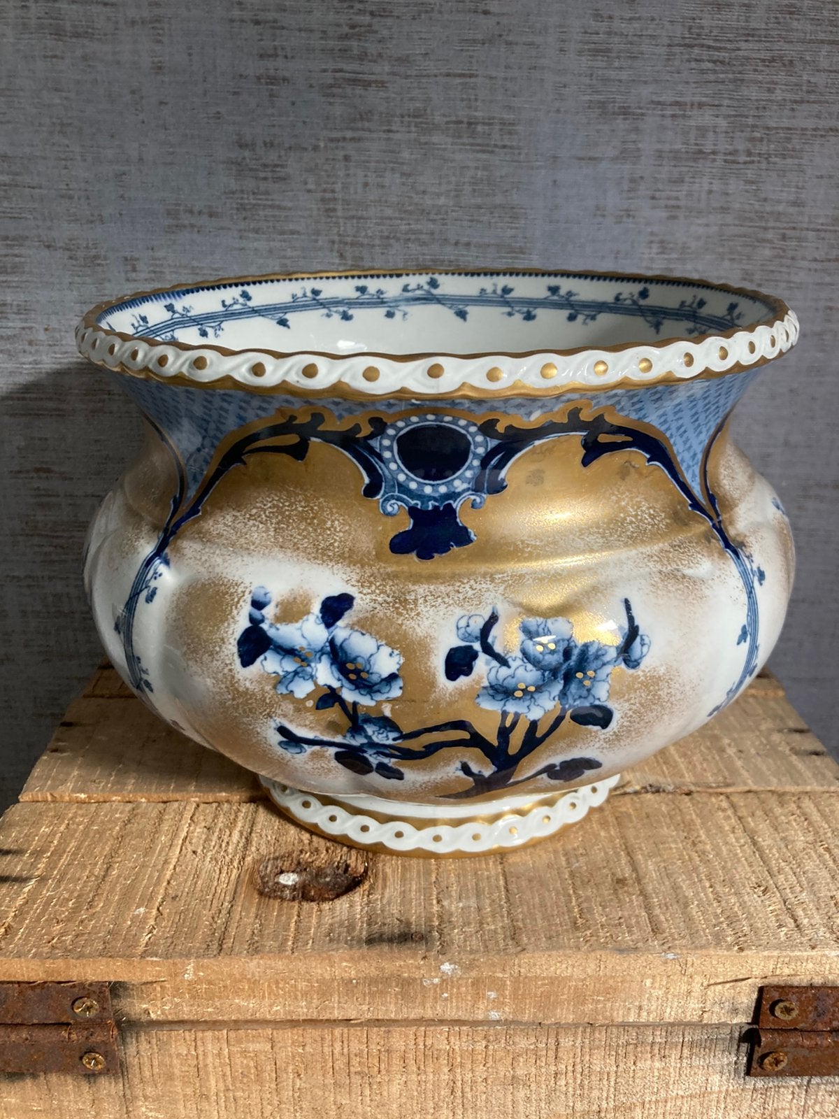 Vintage bloempot Keeling & Co Ltd- Losol Ware - 1912/1936, Ophalen of Verzenden