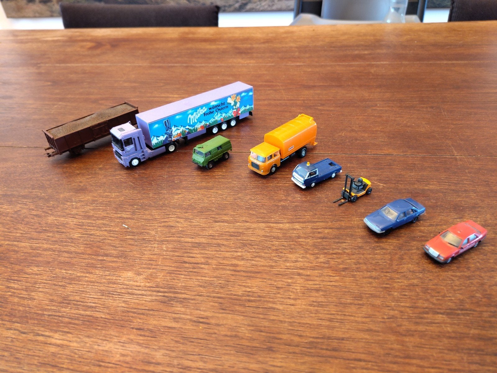 Verschillende H0 voertuigen, Ophalen of Verzenden, Gebruikt, Bus of Vrachtwagen, Herpa
