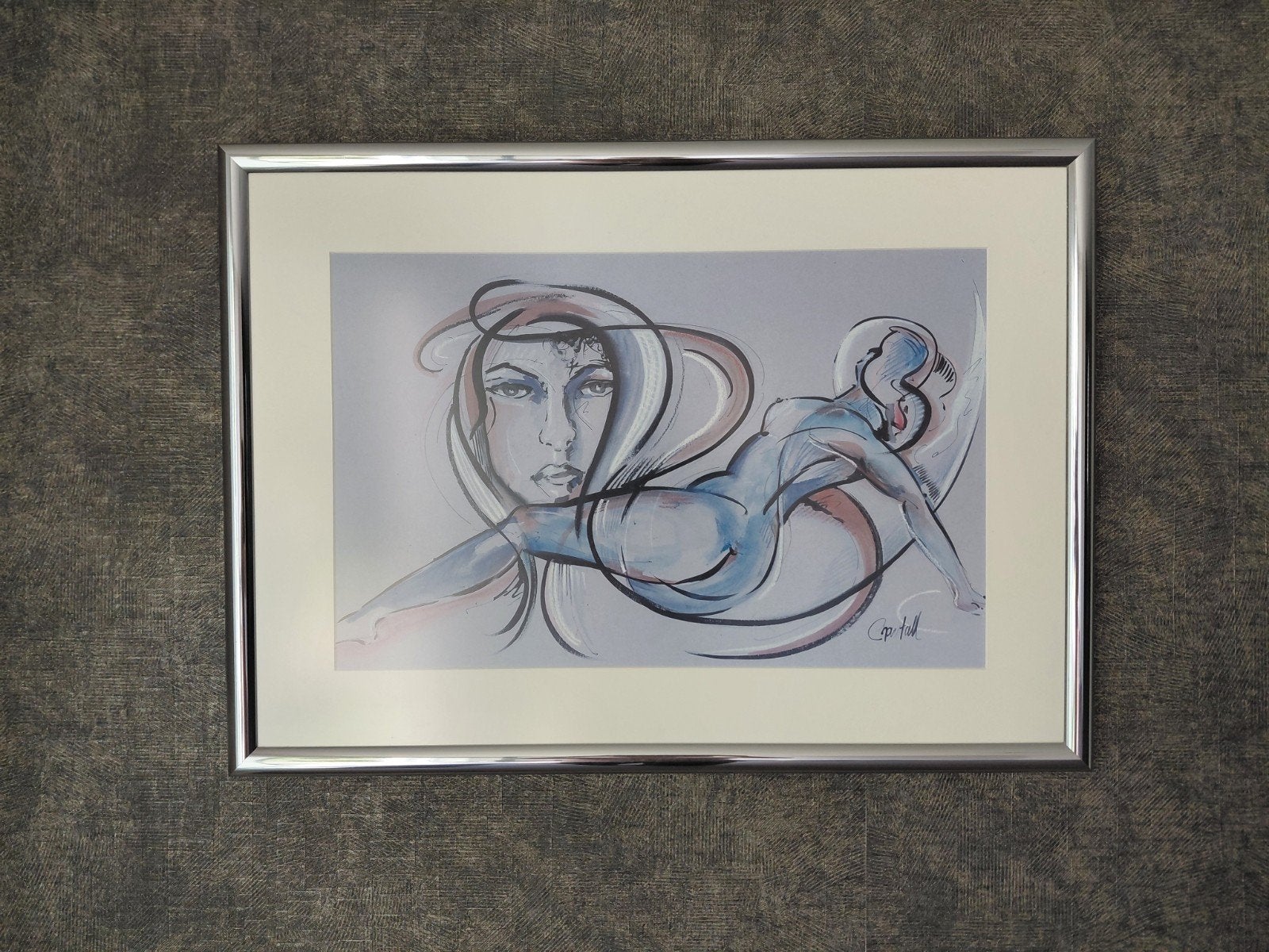 Gesigneerde kunstprint van Chantal, 74 x 53 cm, Ophalen of Verzenden