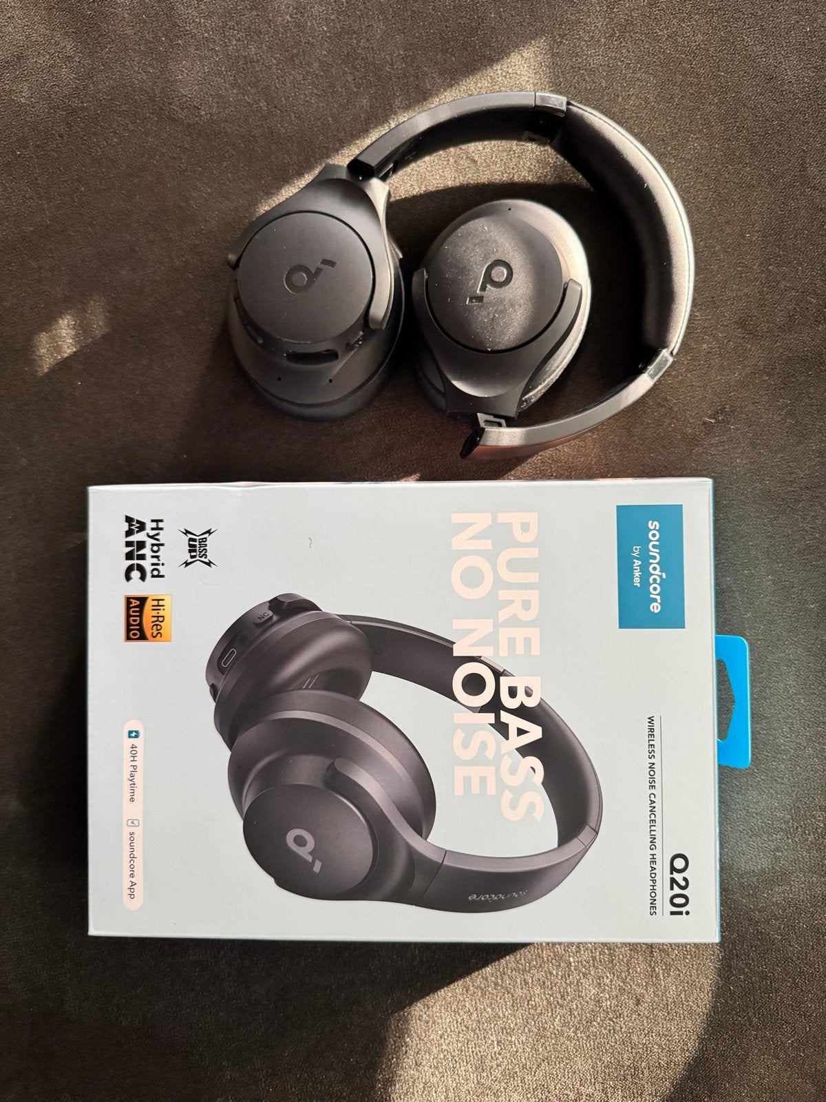 Soundcore by Anker Q20i Noise Cancelling Koptelefoon Zwart