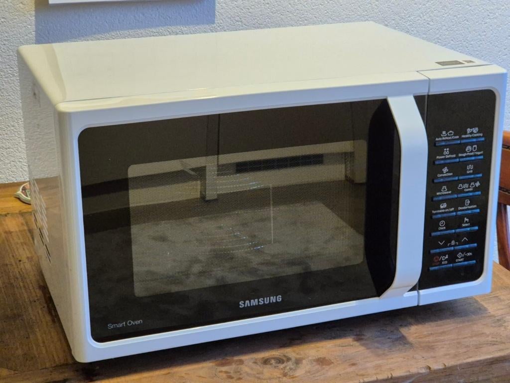 Samsung Smart Oven MC28H5015AW combimagnetron 28L, Witgoed en Apparatuur, Magnetrons, Ophalen, Combimagnetron, Hete lucht, Zo goed als nieuw