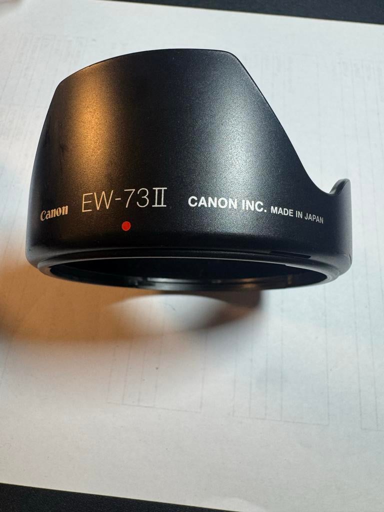 Canon EW-73II zonnekap, Overige merken, Gebruikt, Ophalen of Verzenden, 70 tot 80 mm