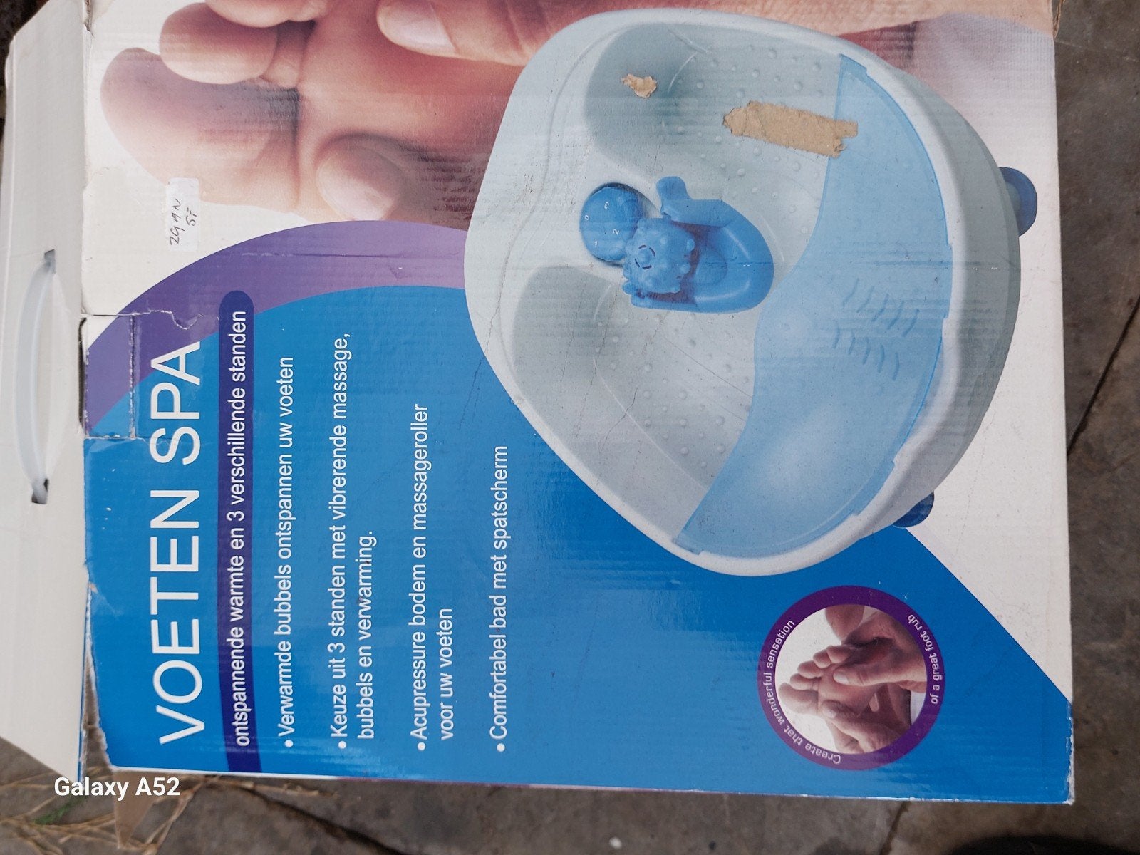 Voeten Spa met massage en verwarming, Ophalen of Verzenden, Zo goed als nieuw, Hand- en Voetverzorging