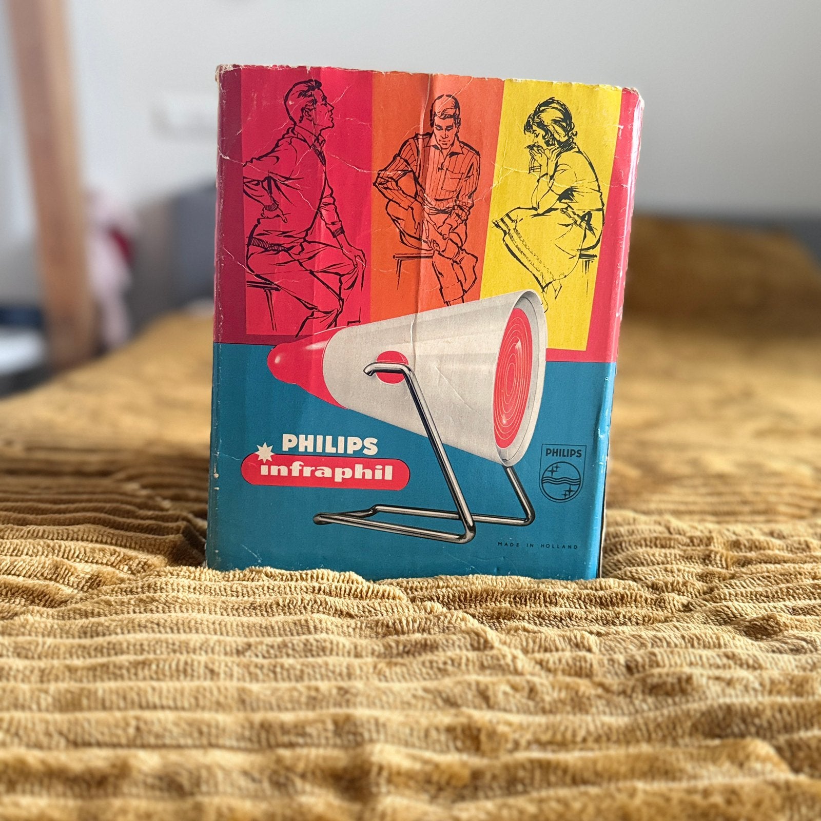 Vintage Philips Infraphil infraroodlamp, Ophalen of Verzenden, Gebruikt, Overige typen