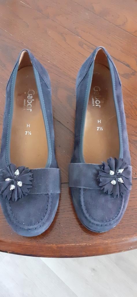Donkerblauwe  schoenen maat7,5 wijdte H van Gabor, Pumps, Blauw, Gabor, Ophalen of Verzenden