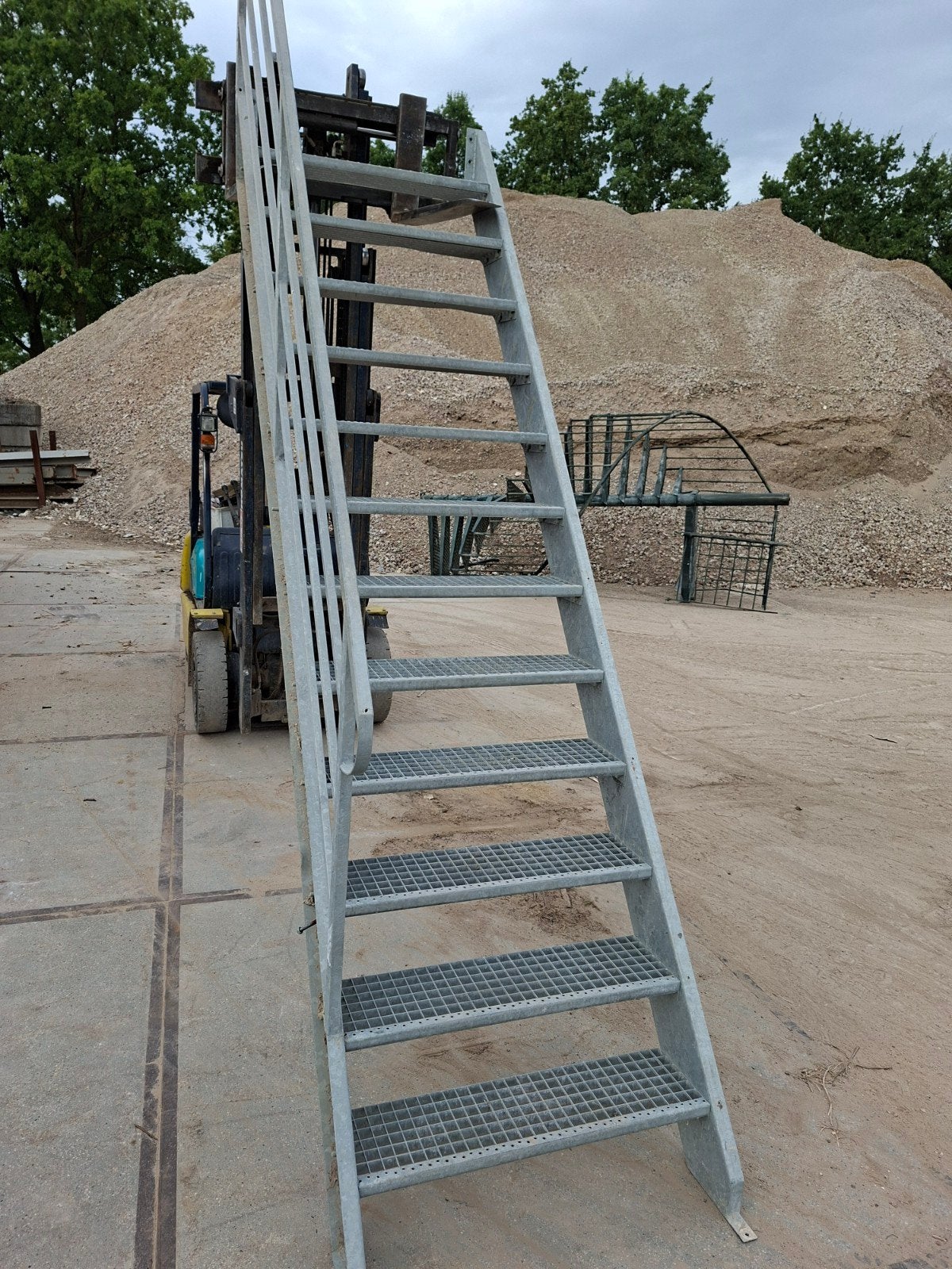 Steektrap Staal Trappen, Ophalen, Gebruikt, IJzer