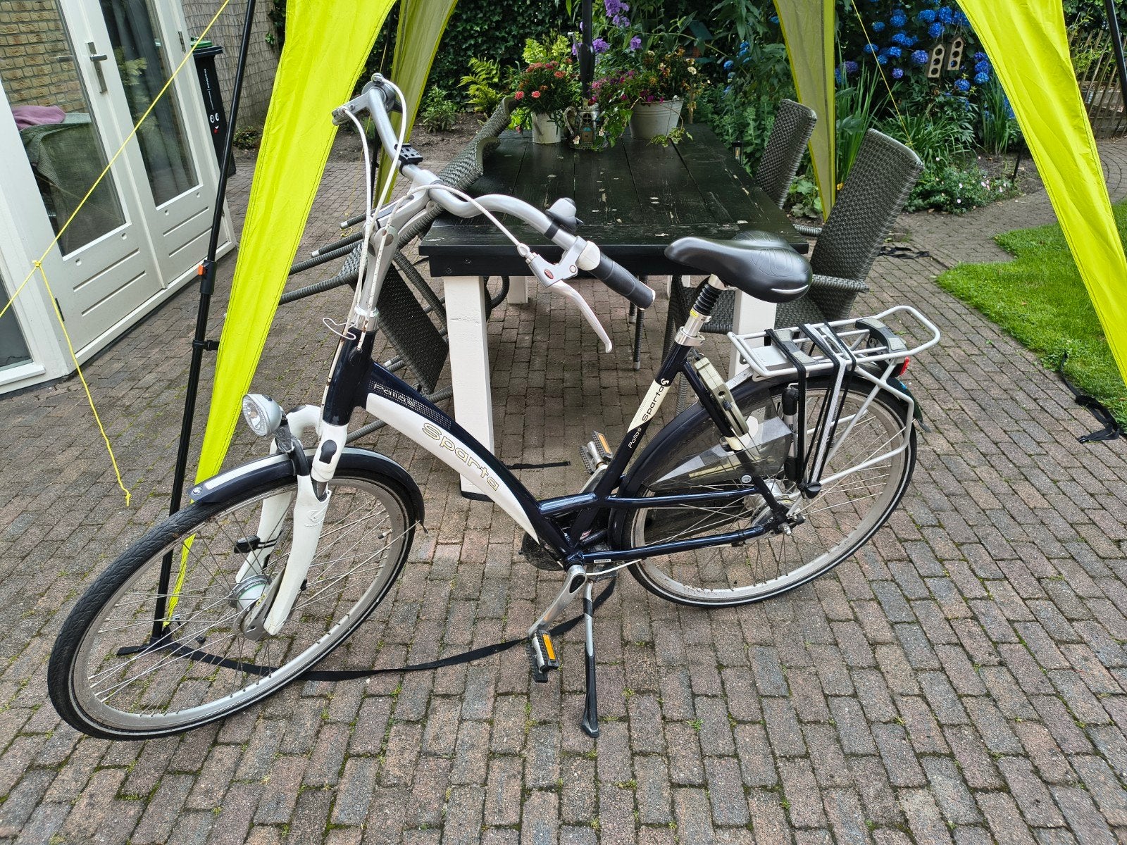 Sparta fiets met lage instap en versnellingen, Ophalen, Sparta, Gebruikt, Velgrem