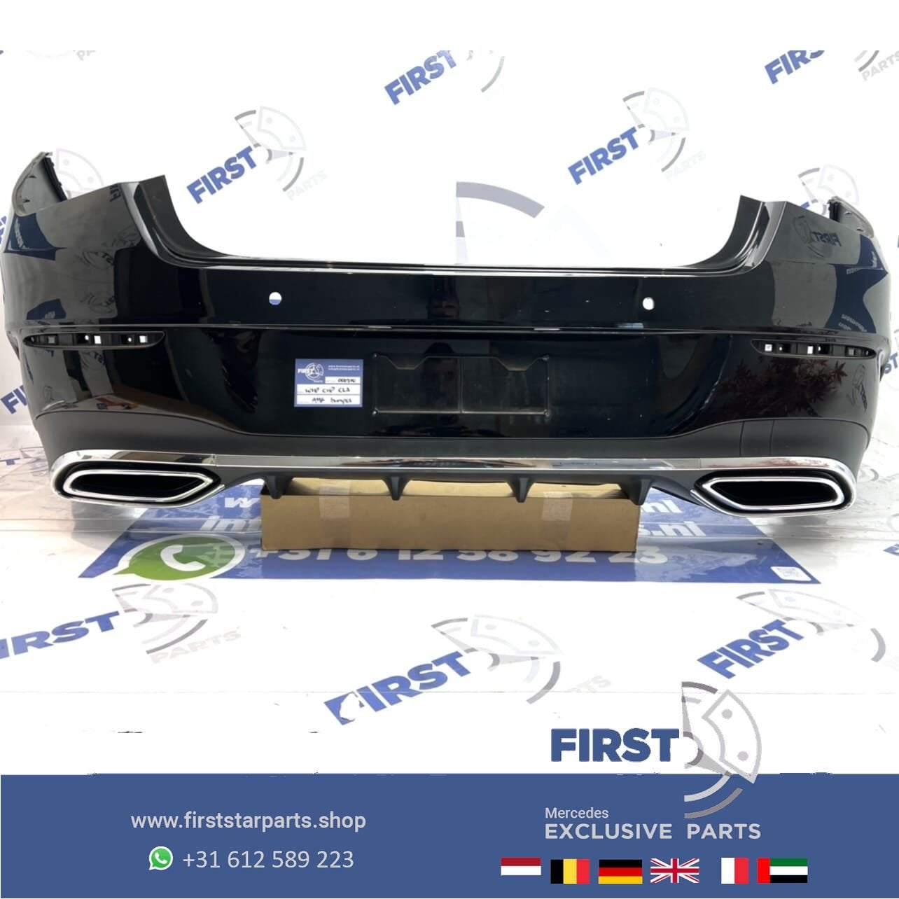 W118 C118 AMG Achterbumper + diffuser Mercedes CLA Klasse 20, Auto-onderdelen, Carrosserie en Plaatwerk, Gebruikt, -, Ophalen of Verzenden