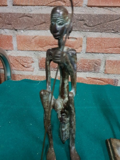 Beelden /sculpturen van brons, 2 stuks, verkregen door verlo, Verzamelen, Ophalen of Verzenden
