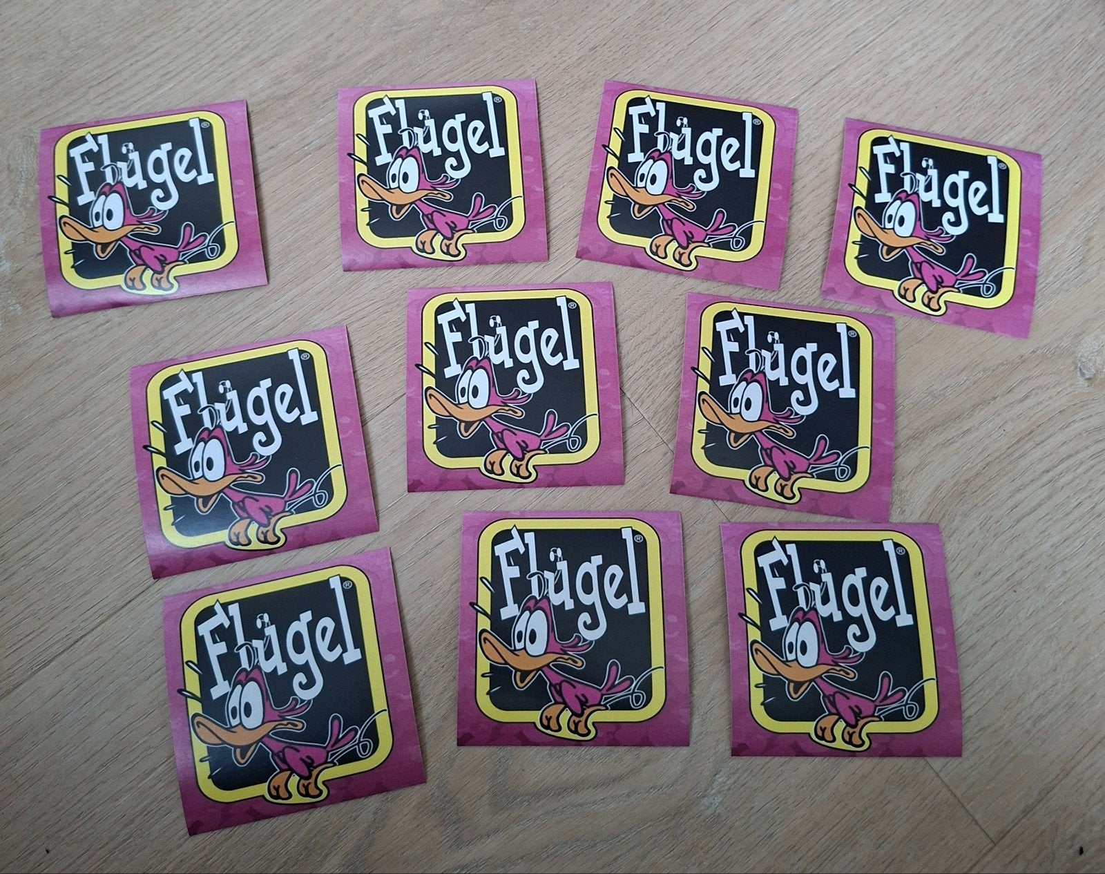 Flugel Stickers, Verzamelen, Ophalen of Verzenden