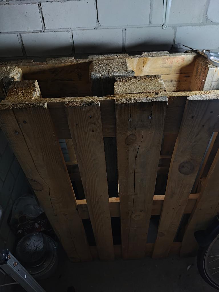 Pallets 2 stuks, Ophalen, Zo goed als nieuw, 50 mm of meer, Pallet