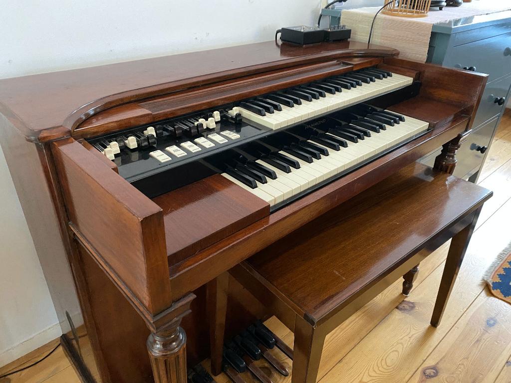 Hammond M2 uit 1952, Ophalen, Gebruikt, 2 klavieren, Hammondorgel
