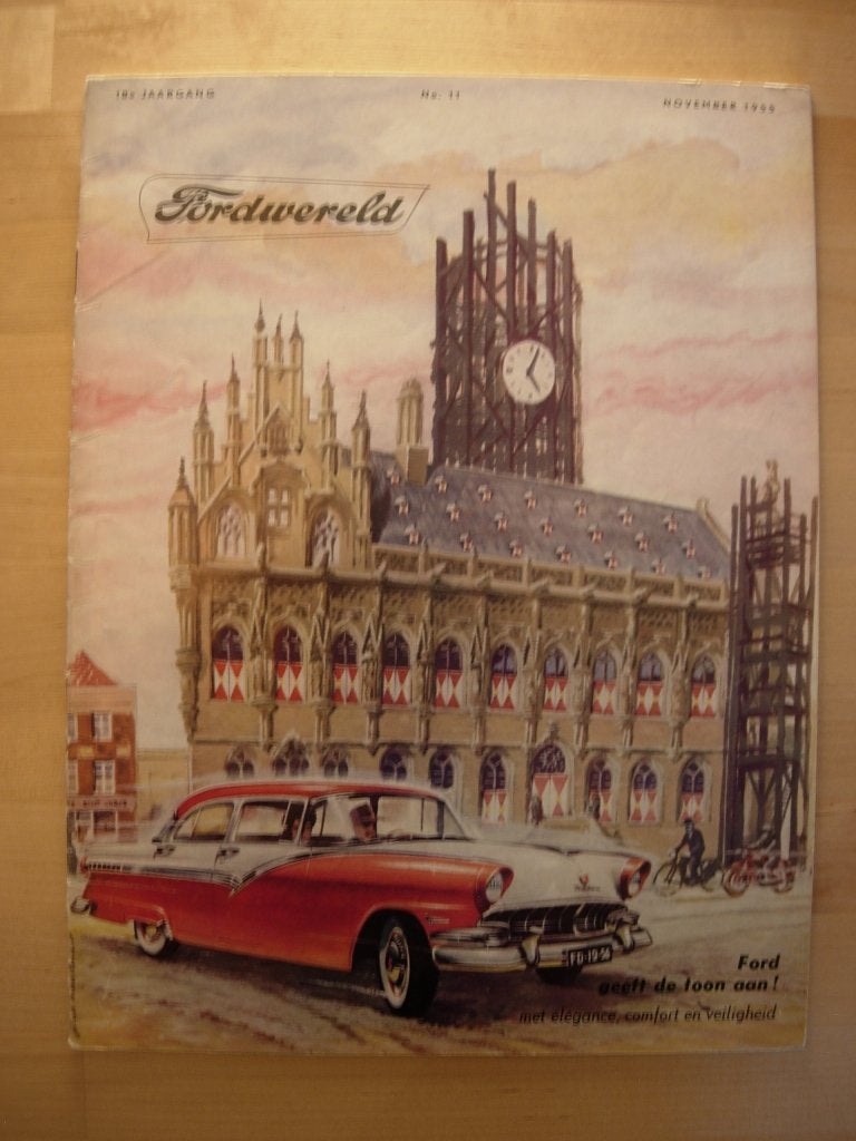 Ford Wereld November 1955 – Fordwereld, Gelezen, Ford, Ophalen of Verzenden, Ford