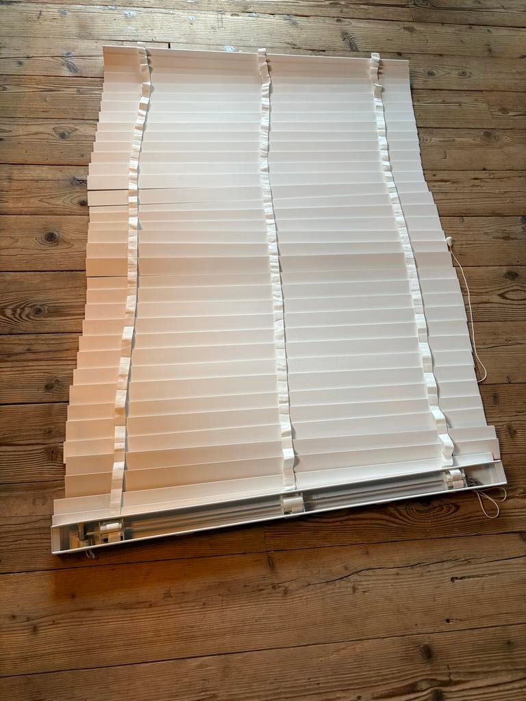 Witte Shutter zonder lamellen, 100x150 cm, Ophalen of Verzenden, Gebruikt, Wit