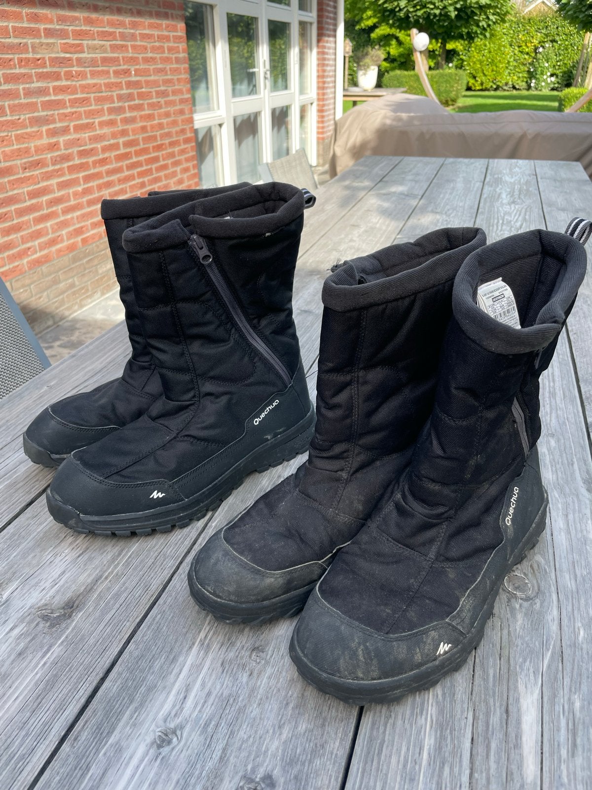 Quechua Snowboots - twee paar maat 45 en maat 46, Ophalen of Verzenden, Gedragen, Overige maten, Overige typen