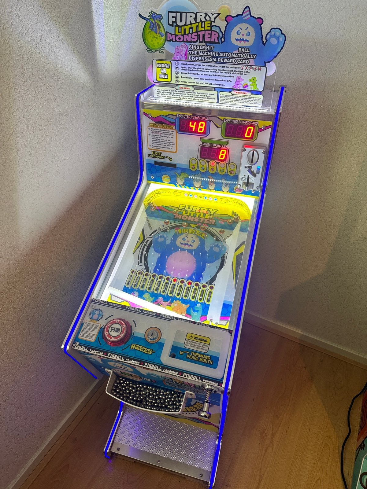 Bal arcade machine, gokkast. Compleet zgan, Verzamelen, Ophalen, Zo goed als nieuw