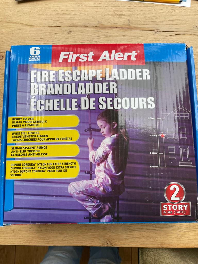 Brandladder , merk first alert, Nieuw, Ophalen of Verzenden, Ladder, Opvouwbaar of Inschuifbaar