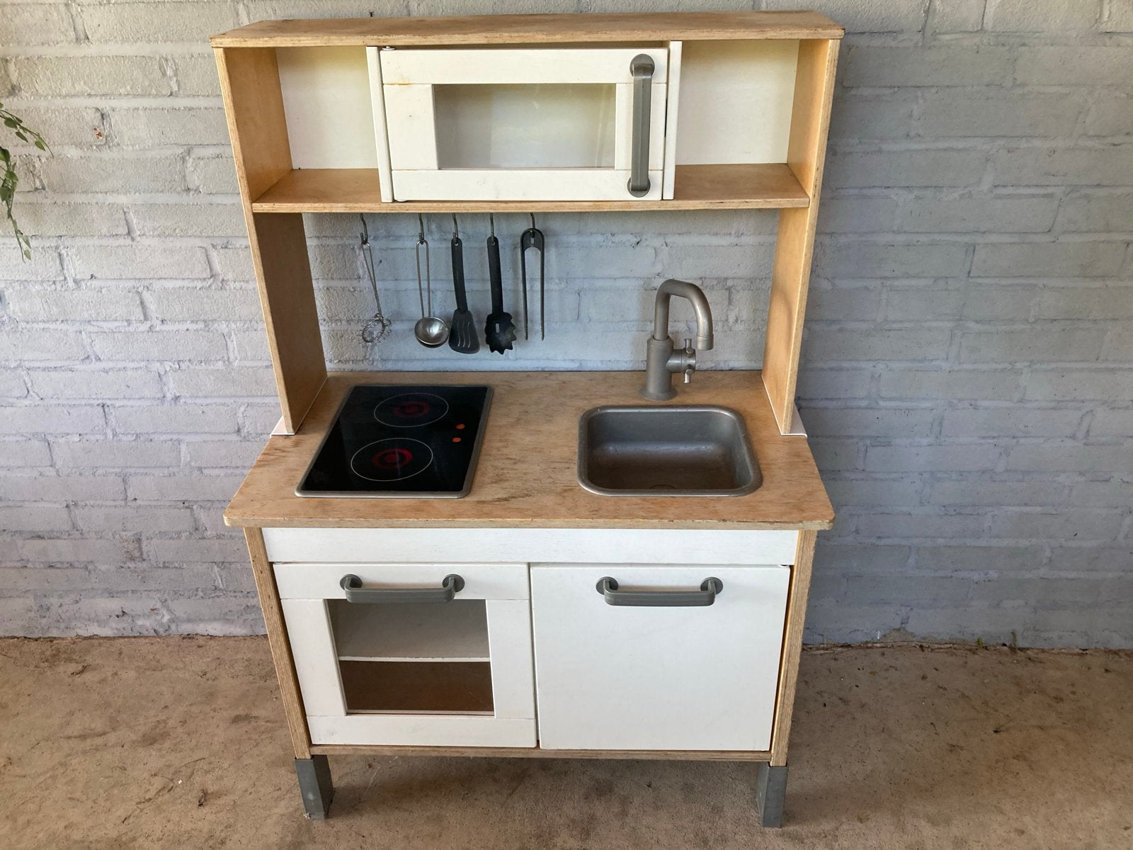 Gratis Ikea keukentje met accessoires, Ophalen, Gebruikt, Hout, Speelkeuken