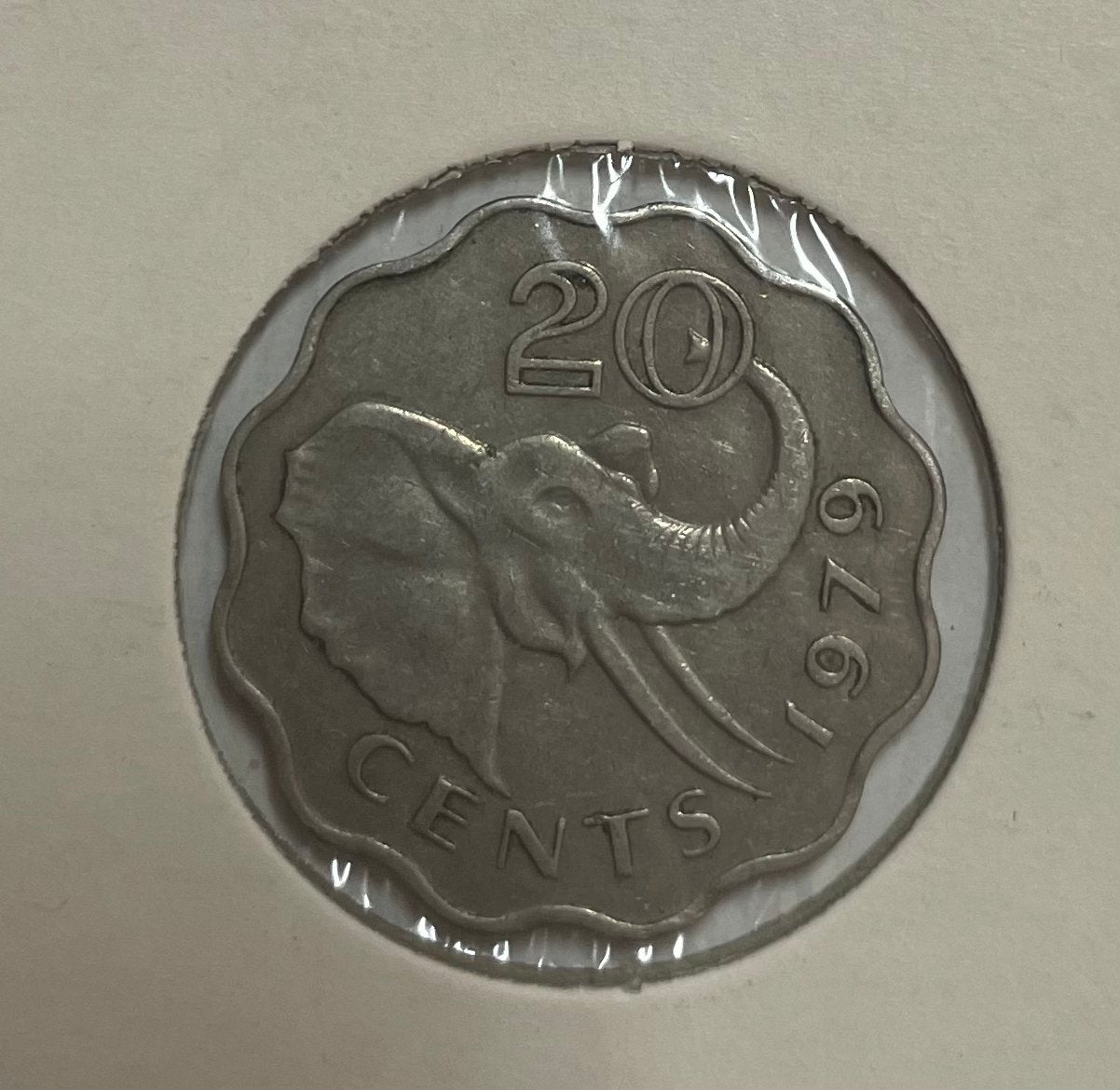 20 cent Swaziland 1979, Postzegels en Munten, Ophalen of Verzenden, Overige landen