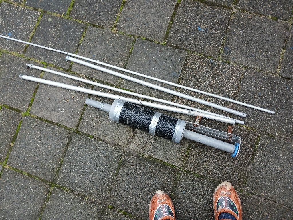 MIDDENGOLF VERTICALE SPOELANTENNE, Telecommunicatie, Antennes en Masten, Ophalen, Gebruikt, Antenne
