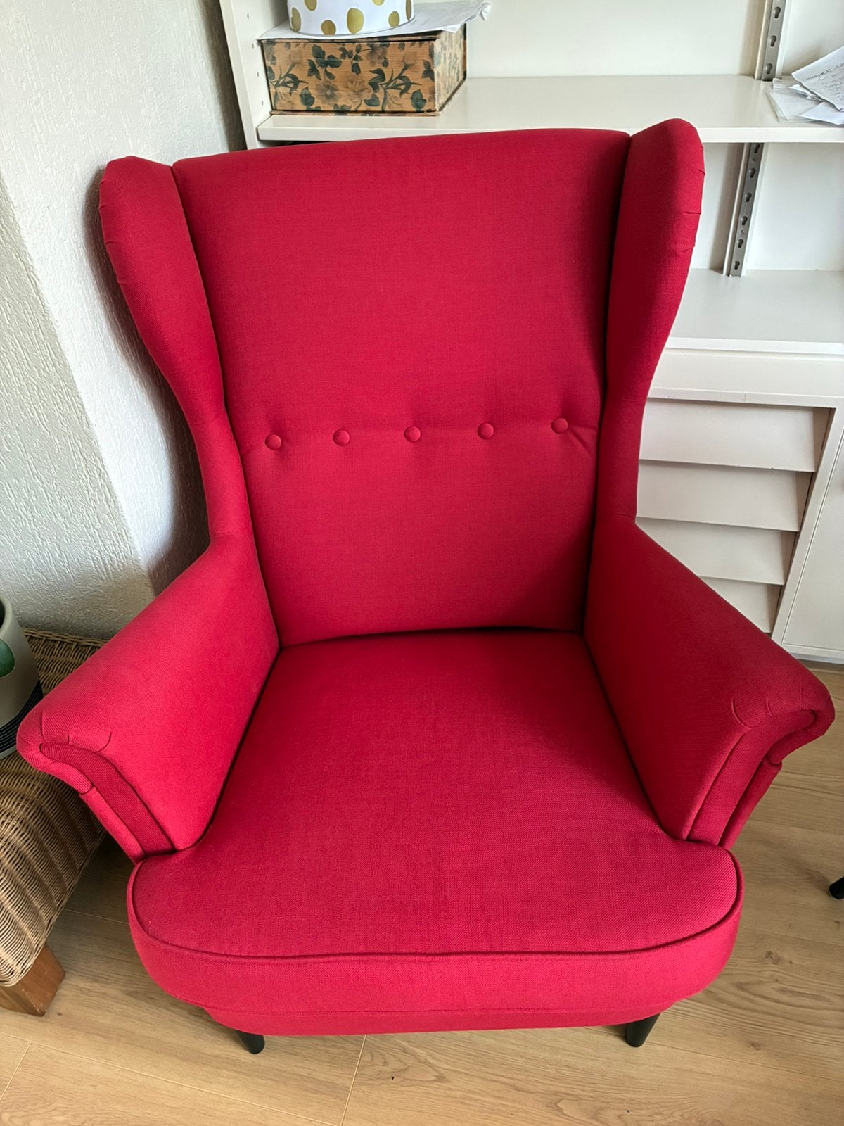 Strandmon stoel van ikea!, Huis en Inrichting, Ophalen, Zo goed als nieuw, 50 tot 75 cm