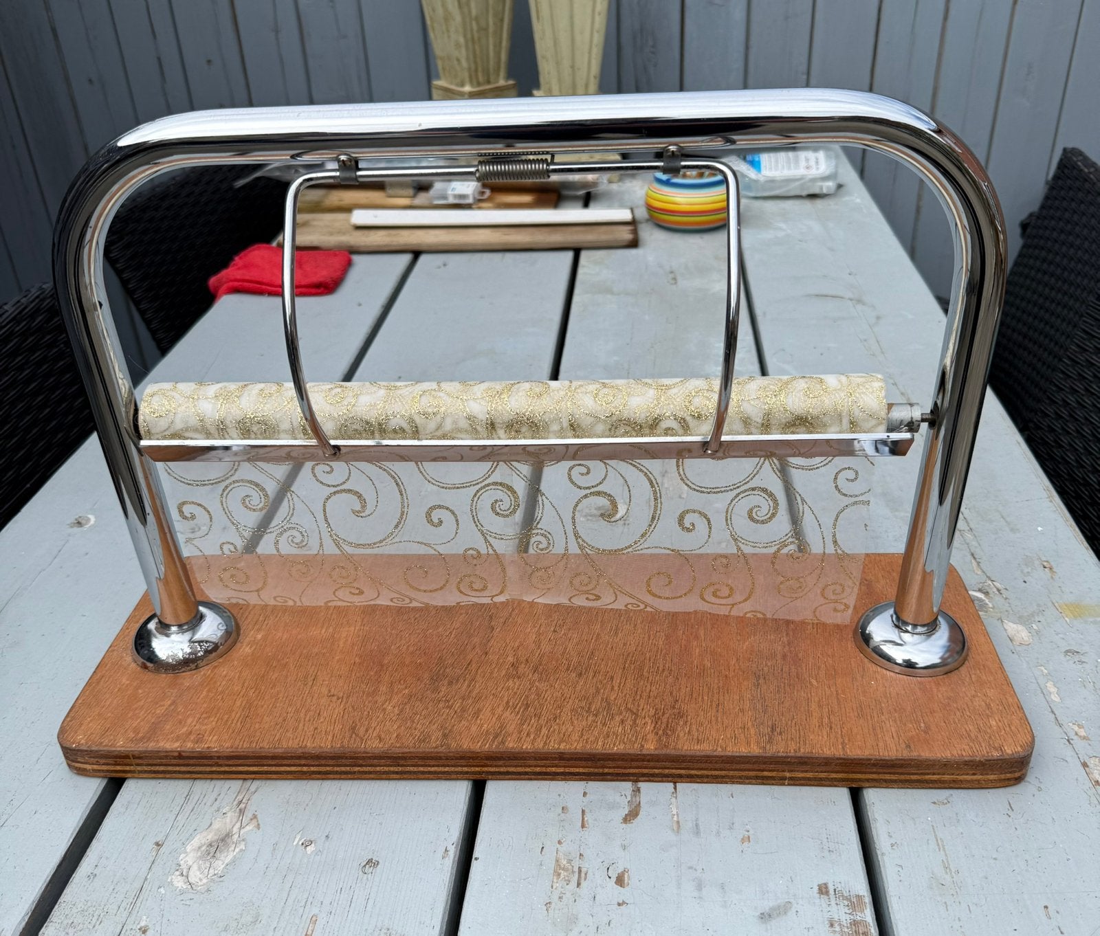 Papierrol houder 42 cm, Ophalen of Verzenden, Zo goed als nieuw