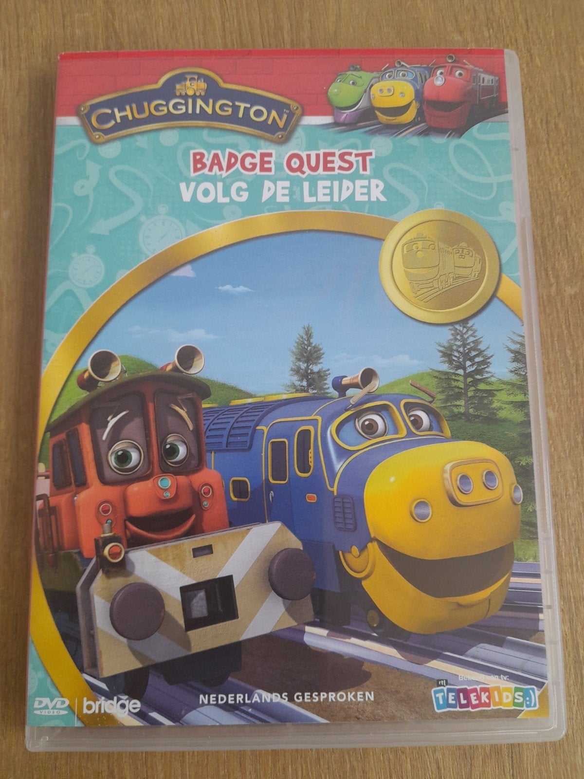 DVD Chuggington: Badge Quest - Volg de Leider, Cd's en Dvd's, Animatie, Alle leeftijden, Tv-serie, Zo goed als nieuw