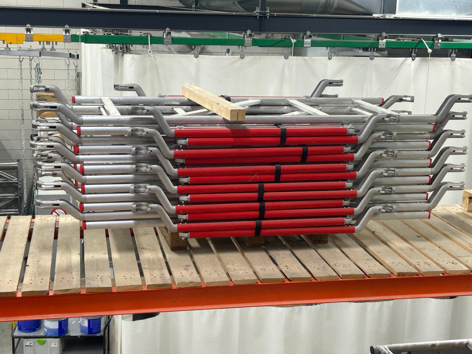 Altrex Safe-Quick voorloopleuning 1.85m 6 stuks, Ophalen, Gebruikt, Rolsteiger of Kamersteiger, Minder dan 2 meter