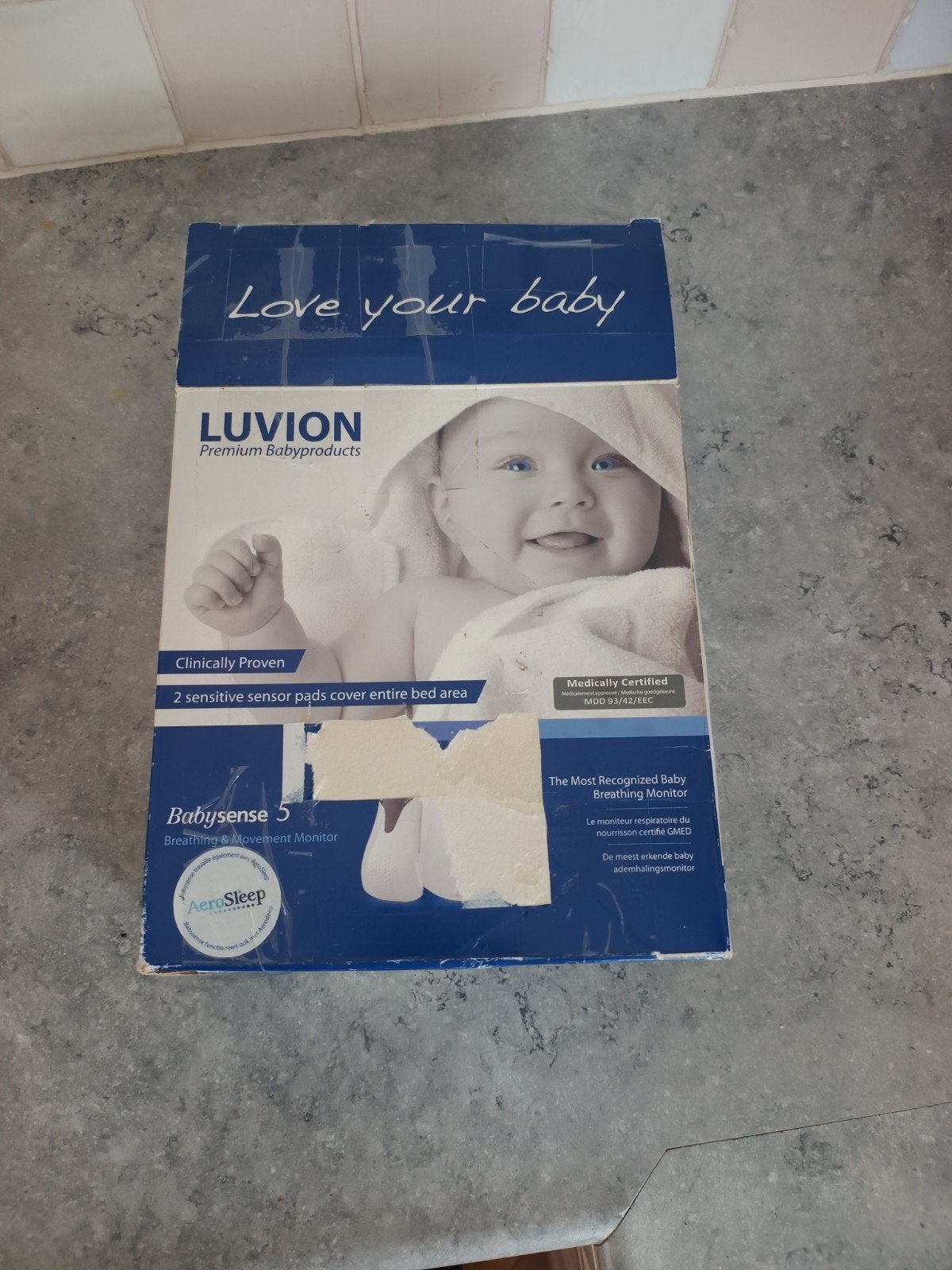 Babysense 5 Ademhalings- & Bewegingsmonitor, apneu, Kinderen en Baby's, Babyfoons, Ophalen of Verzenden, Gebruikt, Minder dan 100 meter