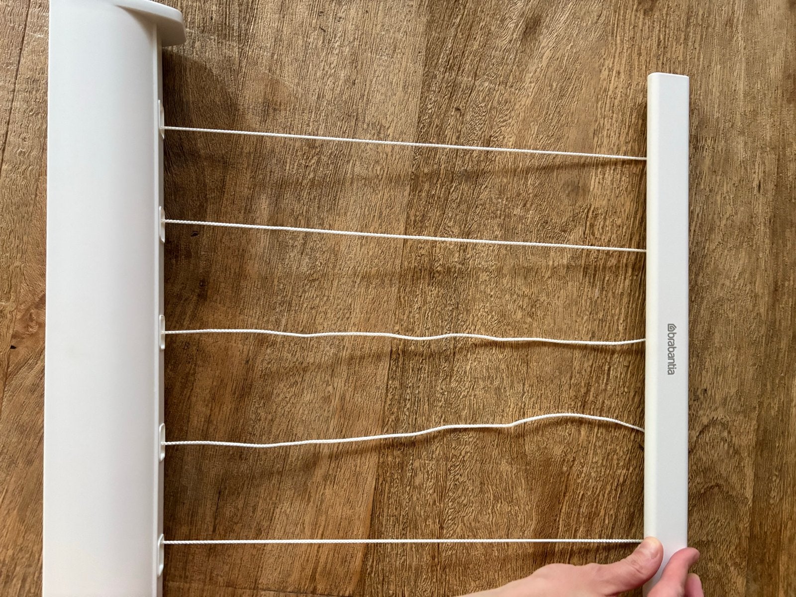 Brabantia uittrekbaar droogrek - 1 ophang ding mist, Ophalen of Verzenden, Gebruikt, Wasrek